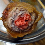 毘利軒 - 紅しょうが豚巻きはさっぱりして美味しかった