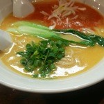 麺屋 菜花奈 - 海老W白湯拉麺850円