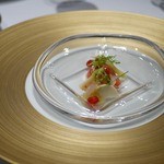 レストラン サンパウ - ミニモッツァレラ、ラディッシュ、ザクロ