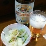 山市 - 大瓶にお通しお新香100円！