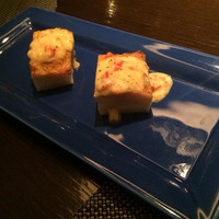 Wattle Tokyo - はんぺんをあげたような食感のアミューズ