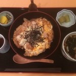 Resutoran Ra Senu - 親子丼とミニうどんセット【2015.8.11撮影】