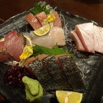 魚河岸 dining Shin's DADE - 特選五種盛り(2,500円)