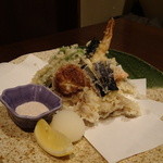 魚河岸 dining Shin's DADE - 天婦羅の盛合わせ(1,600円)