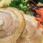 博多とんこつ 天神旗 - 今年二発目の天神旗は「老塩とんこつ」からd(^_^o)