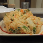 名代 富士そば - かきあげ