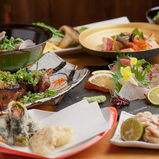 食材を味わうための贅沢宴会コース！各種ご宴会に！