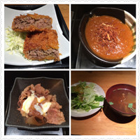 赤坂 金舌 - 遅得定食1000円 2016.1撮影