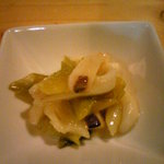 ぬぅ坊 - 付き出し(白いかのぬか漬け)