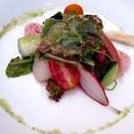レストラン ル・プラトー - ２日目前菜　高原野菜にトマトのジェル