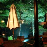 夜はライトアップ