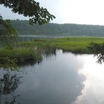 レストラン ル・プラトー - 目の前にある女神湖　小さな湖です