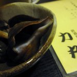 お通しのつぶ貝：2010年８月