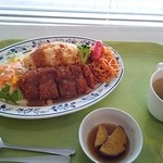 ポリテクセンター北海道 レストラン - 長崎トルコライスセットです。