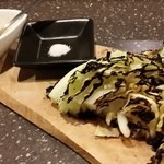 炭火焼 ワインバル Lom - 【H28.2.4】炭火焼アンチョビキャベツ３９０円。