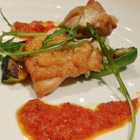 リストランテ カノビアーノ 福岡 - 森林鶏のグリッリア 素焼き野菜添え