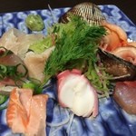 創作厨房 ばんめし屋 - 刺身ちょいちょい盛り 2016.02再訪