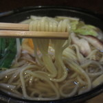 やのよし - ストレートの中華麺です。