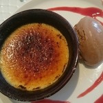 シェ・ウメツ - クレームブリュレ。