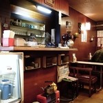 店内は昭和色の喫茶店