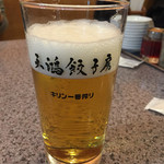 天鴻餃子房 別館 - ビール