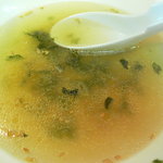 麺屋せんり - 塩らーめんの澄んだスープ