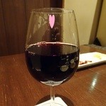 魚河岸 dining Shin's DADE - グラス赤ワイン(600円)