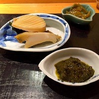 すし蓑 - 15/12 蒸し鮑 肝添え