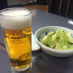 陣太鼓 - 生ビール&お通し