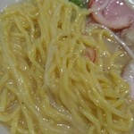 麺や而今 - 塩白鶏油そば(2016/1)