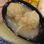 麺や而今 - 塩白鶏油そば(2016/1)