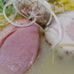 麺や而今 - 塩白鶏油そば(2016/1)