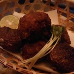 おたべや - しいたけの鰯つみれ揚げ