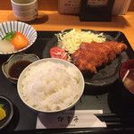 京都 丹波黒地鶏かずき - イチオシ❗️地鶏カツ定食オススメは塩❗️