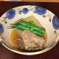 銀座 奥田 - 冬瓜と黒毛和牛の煮込み