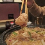 個室居酒屋 宮崎牛 泳ぎイカ 宮崎うまか - うまか特製 石焼モツ鍋