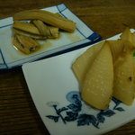大甚 - ２０１０年８月再訪　穴子煮　竹の子煮