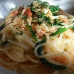 イタリアンダイニング カフェ ハーレーパーク - パスタランチのメニューから。
            『桜エビと菜の花のパスタ』