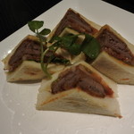 ビルボードライブ大阪 - 2016.02　柔らか国産牛柔らかヒレカツサンド＠2,680