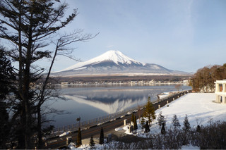 Yamasato - 宿露天風呂からの素晴らしき霊峰富士と逆さ富士