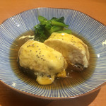 串焼き GoZZo - 肉詰め椎茸のチーズ乗せ