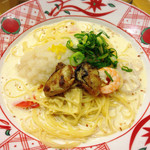 先斗入ル - 広島産牡蠣と湯葉と聖護院蕪おろしの白味噌クリーム¥1,100