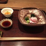 神楽坂 石かわ - ☆9.5北海道産馬糞ウニ & ☆9淡路島産鯛