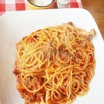 ミディリュヌ - ミートソース風パスタセット　1,130円　2016/02