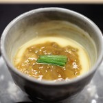 麻布十番 ふくだ - このわたの絹蒸し