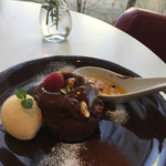 エスリビングハナレ - 冬季限定 フォンダンショコラ 周りのフィルムを外したトコロ