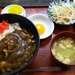 蕎麦処 丸花 - ｶﾚｰ丼