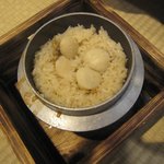 伝承千年の宿 佐勘 - ホタテ釜飯