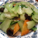Touyou Hanten - チンゲン菜炒めに見えますが、小松菜の炒め、らしいです