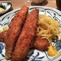 新宿割烹 中嶋 - いわしのフライ定食